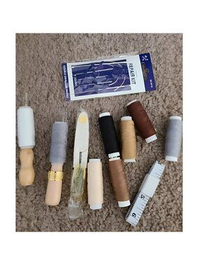 Upholstery Repair Kit 29-Pack, Leather Craft Tool Kit Leather Hand Sewing